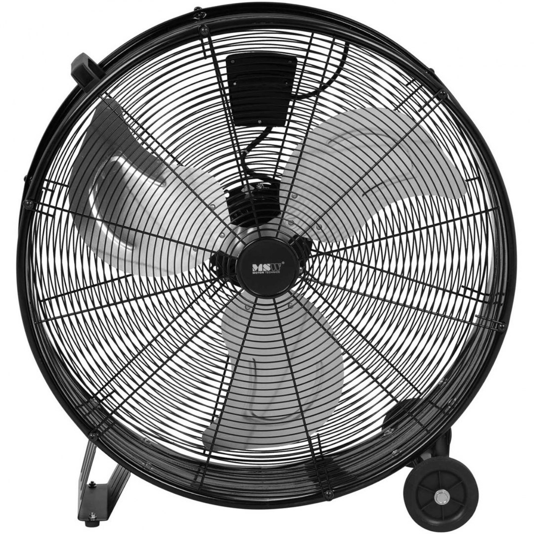 Wentylator wiatrak warsztatowy podłogowy na kółkach śr. 570 mm 3 prędkości 180 W MSW Wentylator wiatrak warsztatowy podłogowy na kółkach śr. 570 mm 3 prędkości 180 W MSW