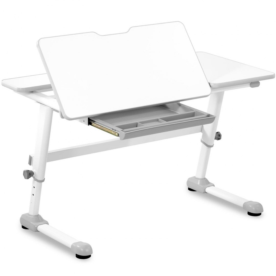 Biurko dla dzieci z regulowanym blatem i wysokością + szuflada 120 x 66 x 60-76 cm FROMM&STARCK Biurko dla dzieci z regulowanym blatem i wysokością + szuflada 120 x 66 x 60-76 cm FROMM&STARCK
