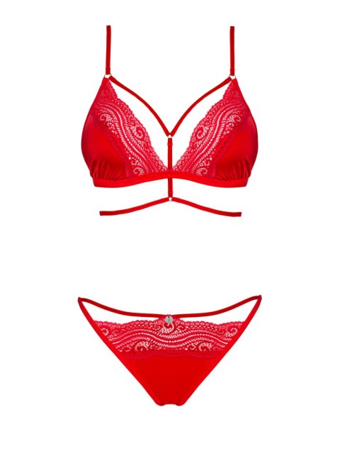 Komplet Diyosa Czerwony 2-częściowy Czerwony M/L Komplet Diyosa Czerwony 2-częściowy Czerwony M/L