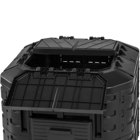 Kompostownik modułowy do ogrodu na odpadki organiczne 90 x 90 x 80 cm 600 l Hillvert Kompostownik modułowy do ogrodu na odpadki organiczne 90 x 90 x 80 cm 600 l Hillvert