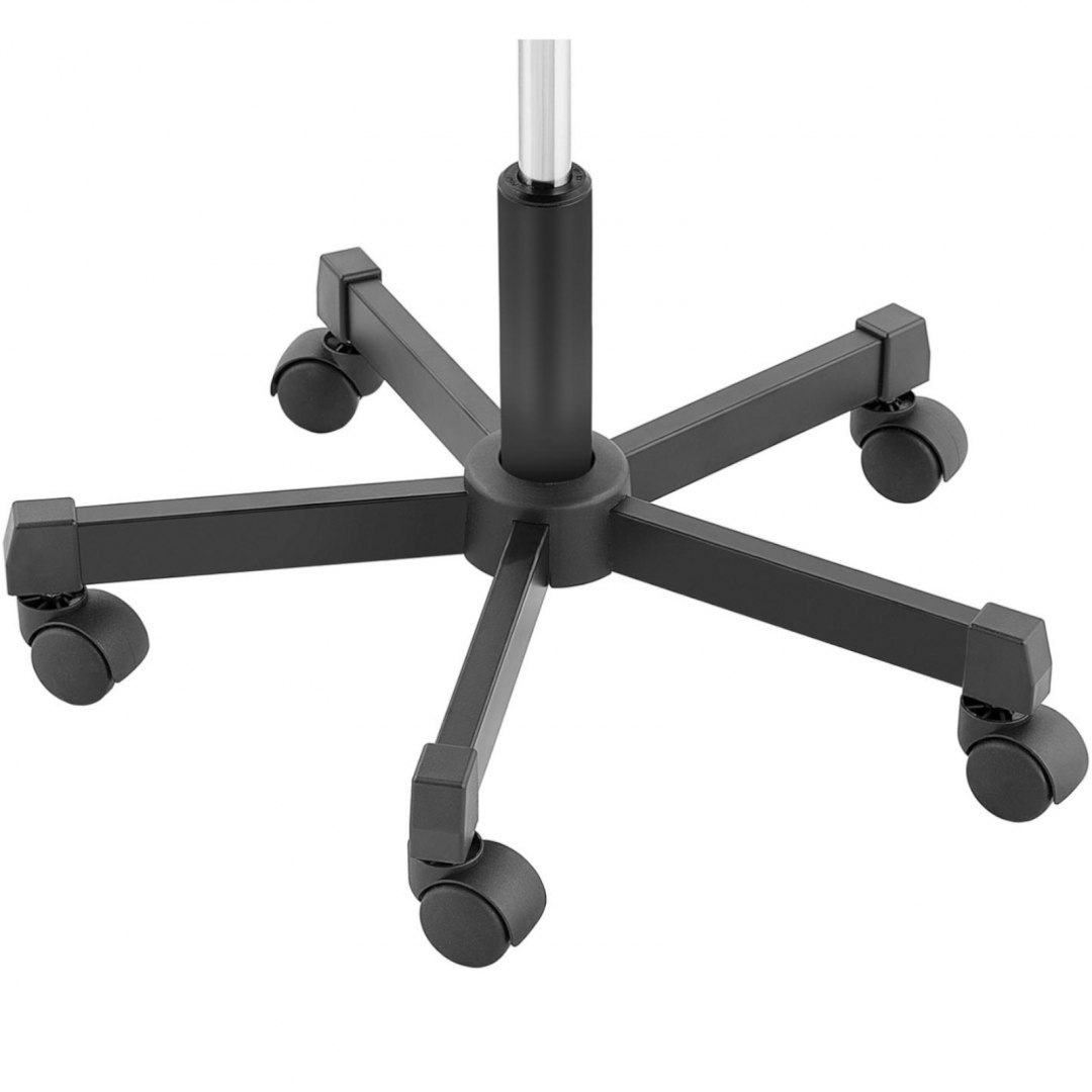 Krzesło robocze warsztatowe z oparciem do 120 kg 410-550 mm czarne FROMM&STARCK Krzesło robocze warsztatowe z oparciem do 120 kg 410-550 mm czarne FROMM&STARCK