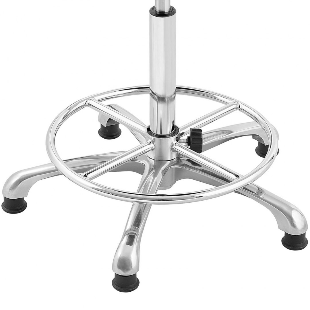 Krzesło robocze warsztatowe z oparciem podnóżkiem CHROM do 120 kg 515-780 mm czarne FROMM&STARCK Krzesło robocze warsztatowe z oparciem podnóżkiem CHROM do 120 kg 515-780 mm czarne FROMM&STARCK