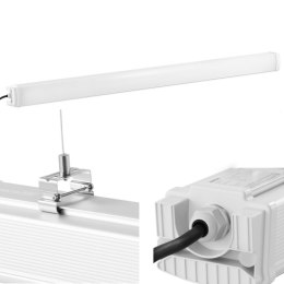Lampa oprawa LED wodoodporna hermetyczna do magazynu fabryki IP65 8800 lm 150 cm 80 W WIESENFIELD