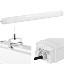 Lampa oprawa LED wodoodporna hermetyczna do magazynu obory IP65 6600 lm 120 cm 60 W WIESENFIELD