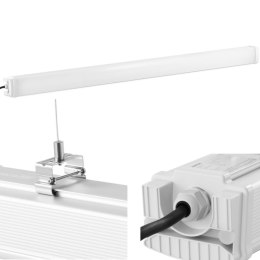 Lampa oprawa LED wodoodporna hermetyczna do magazynu warsztatu IP65 6600 lm 150 cm 60 W WIESENFIELD