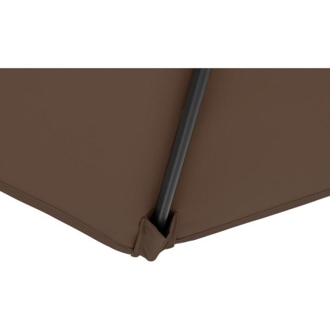 Parasol ogrodowy na wysięgniku okrągły uchylny śr. 300 cm brązowy UNIPRODO Parasol ogrodowy na wysięgniku okrągły uchylny śr. 300 cm brązowy UNIPRODO