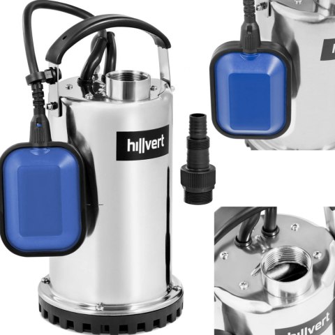 Pompa zanurzeniowa zatapialna ogrodowa stalowa 11 m3/h 750 W do 7 m Hillvert Pompa zanurzeniowa zatapialna ogrodowa stalowa 11 m3/h 750 W do 7 m Hillvert