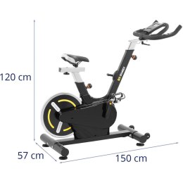 Rower rowerek stacjonarny spinningowy treningowy do 130 kg - koło zamachowe 13 kg GYMREX