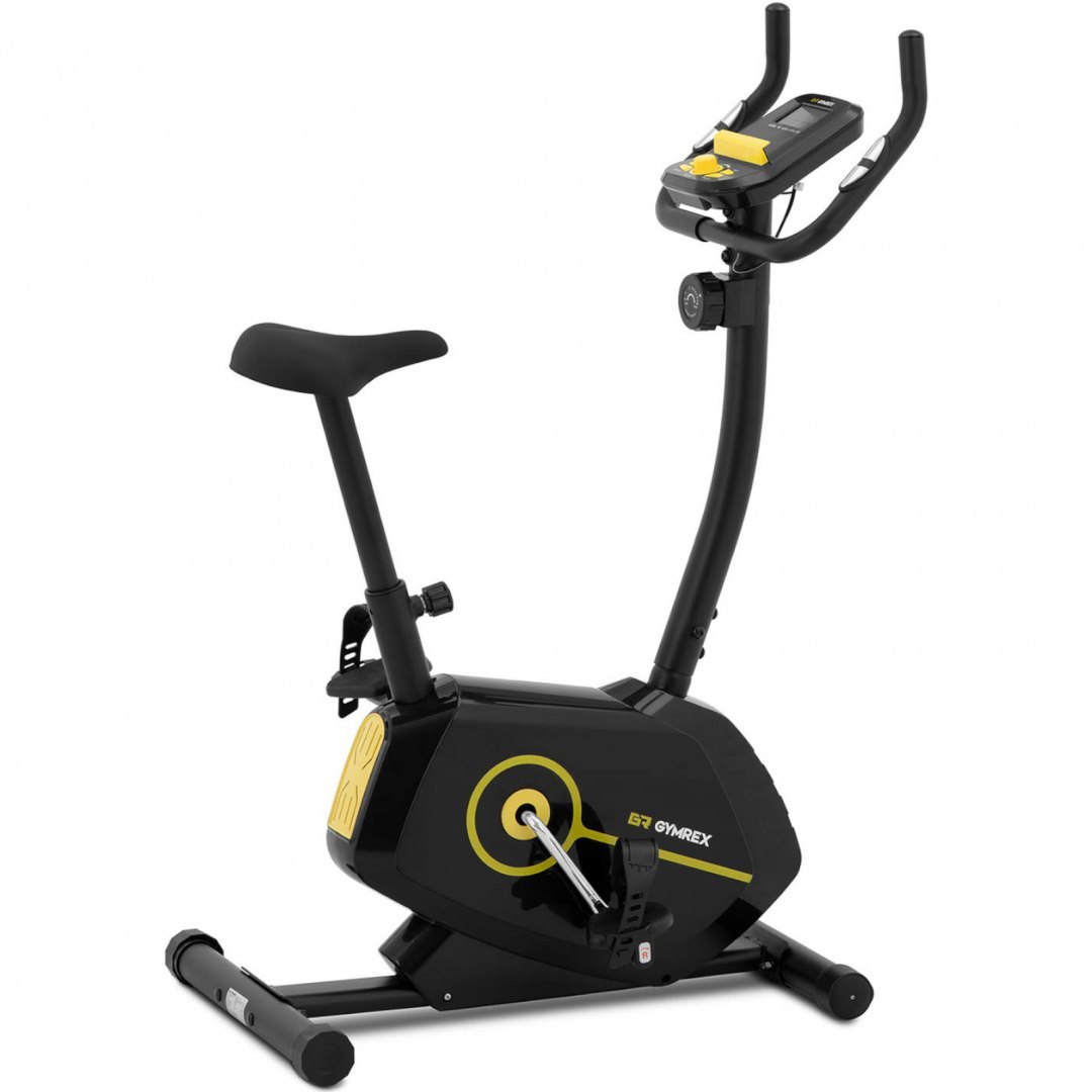 Rower rowerek stacjonarny treningowy LCD do 110 kg - koło zamachowe 4 kg GYMREX Rower rowerek stacjonarny treningowy LCD do 110 kg - koło zamachowe 4 kg GYMREX