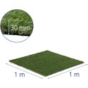 Sztuczna trawa na taras balkon miękka 30 mm 14/10 cm 100 x 100 cm Hillvert