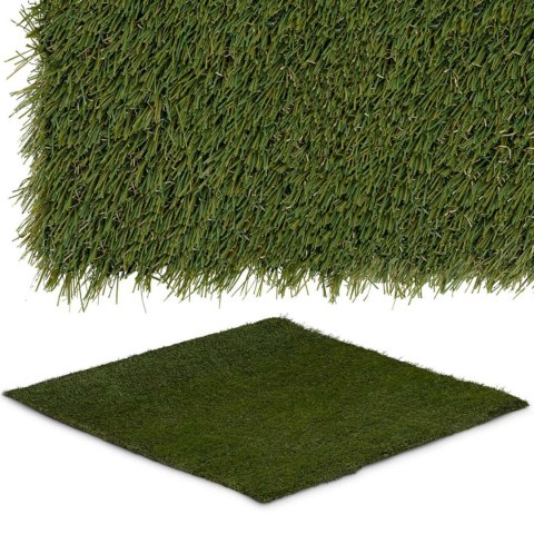 Sztuczna trawa na taras balkon miękka 30 mm 20/10 cm 100 x 100 cm Hillvert
