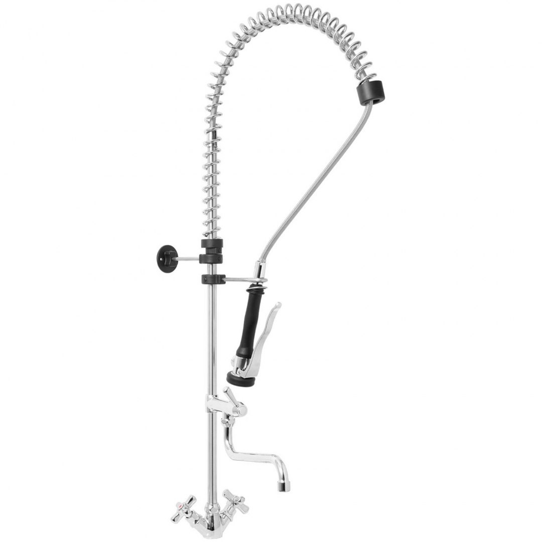 Bateria kuchenna zlewozmywakowa z kranem wyciąganą wylewką 100 cm Monolith Bateria kuchenna zlewozmywakowa z kranem wyciąganą wylewką 100 cm Monolith