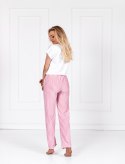 Piżama Jennifer White-Pink XL