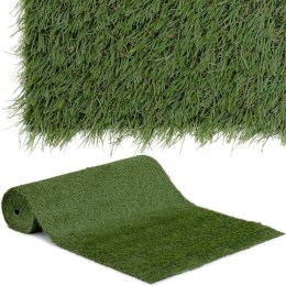 Sztuczna trawa na taras balkon miękka 30 mm 14/10 cm 100 x 1000 cm Hillvert