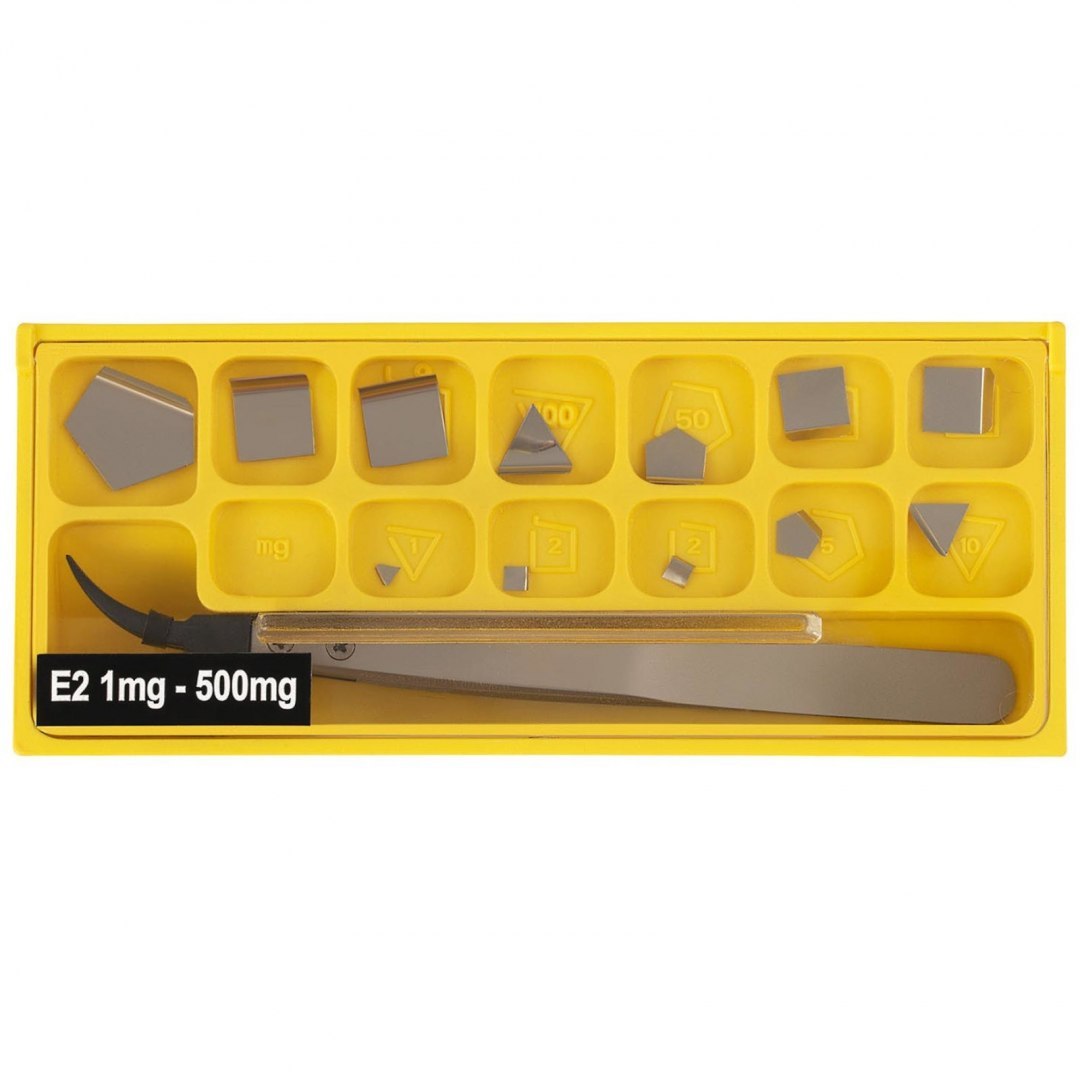 Wzorce odważniki wagowe masy kalibracyjne do wag OIML klasa E2 1-500 g ZESTAW 24 el TEM Wzorce odważniki wagowe masy kalibracyjne do wag OIML klasa E2 1-500 g ZESTAW 24 el TEM