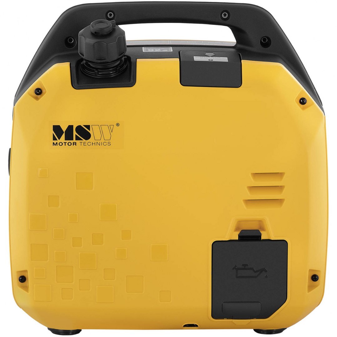 Agregat prądotwórczy generator prądu przenośny z rozruchem ręcznym 4 l 12 V 230 V 2100 W MSW Agregat prądotwórczy generator prądu przenośny z rozruchem ręcznym 4 l 12 V 230 V 2100 W MSW