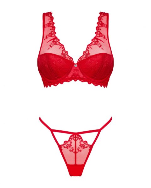 Komplet Lonesia set 2- częściowy Czerwony Czerwony L/XL Komplet Lonesia set 2- częściowy Czerwony Czerwony L/XL