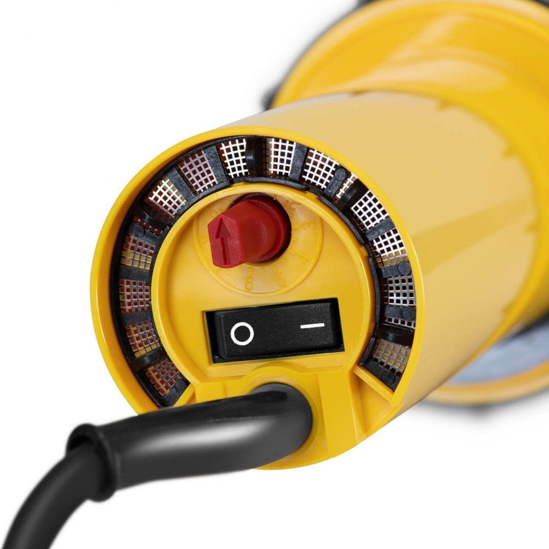 Opalarka dmuchawa gorącego powietrza elektryczna 20 - 620 C 3400 W MSW Opalarka dmuchawa gorącego powietrza elektryczna 20 - 620 C 3400 W MSW