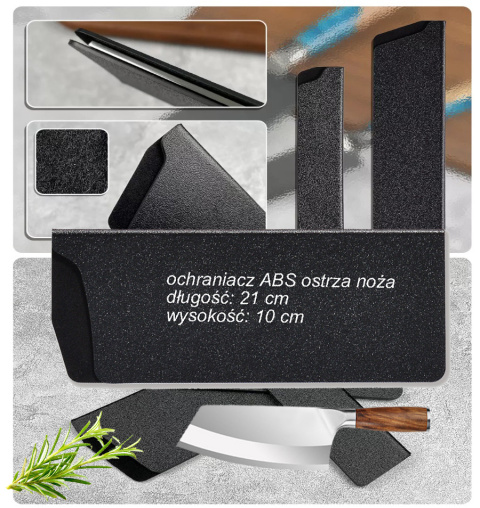 Osłona ostrza noża tasaka ochraniacz ABS nowość Osłona ostrza noża tasaka ochraniacz ABS nowość