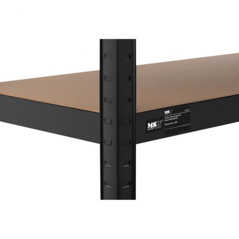 Regał magazynowy metalowy 5 półek 875 kg 90 x 40 x 180 cm szaroniebieski 2 szt. MSW