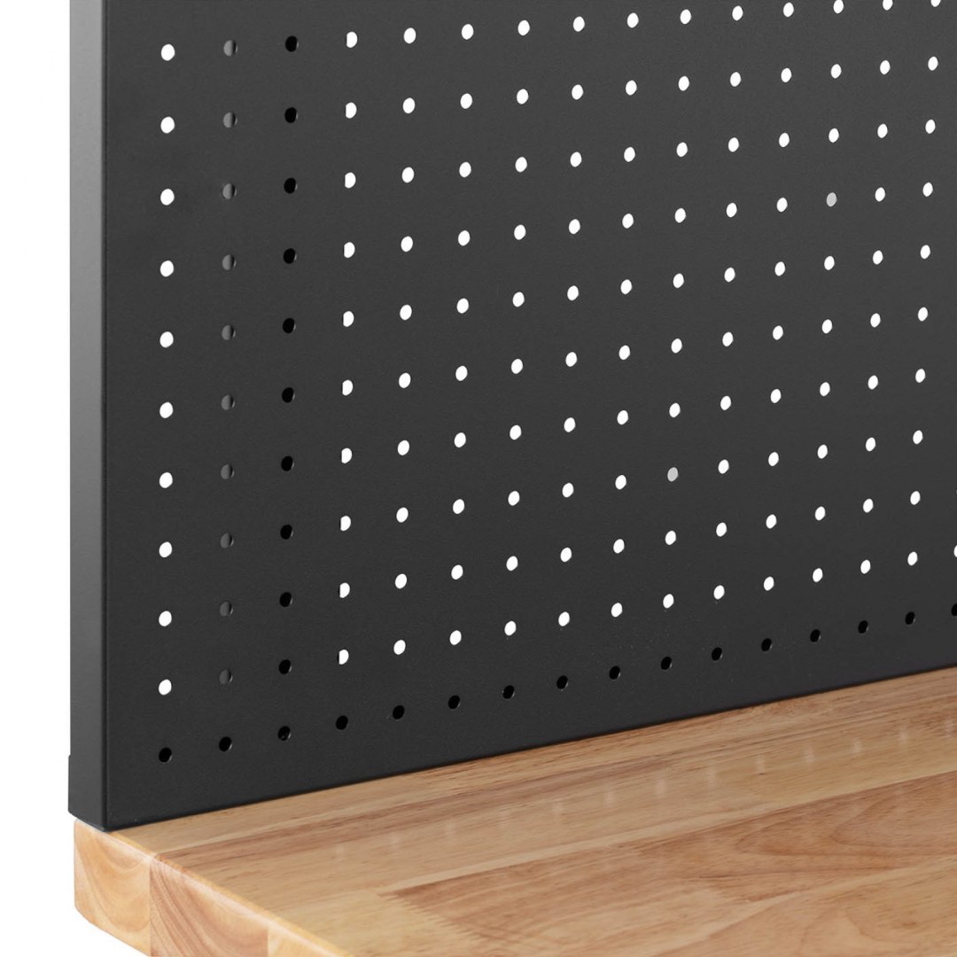 Stół warsztatowy regulowany z szufladą i tablicą na narzędzia 227 kg 122 x 51 cm MSW Stół warsztatowy regulowany z szufladą i tablicą na narzędzia 227 kg 122 x 51 cm MSW