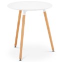 Stolik stół skandynawski do salonu biura nowoczesny okrągły śr. 60 cm wys. 67 cm FROMM&amp;STARCK