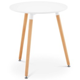 Stolik stół skandynawski do salonu biura nowoczesny okrągły śr. 60 cm wys. 67 cm FROMM&STARCK