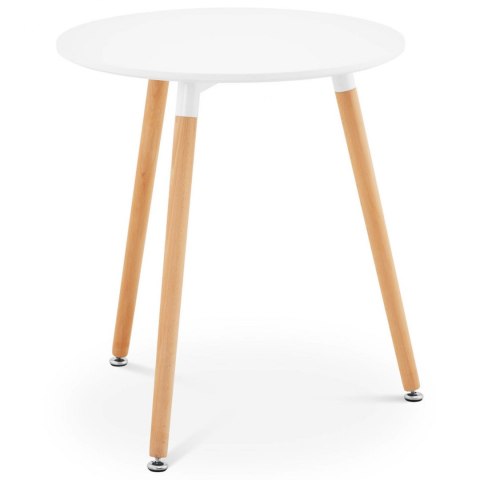 Stolik stół skandynawski do salonu biura nowoczesny okrągły śr. 60 cm wys. 67 cm FROMM&amp;STARCK