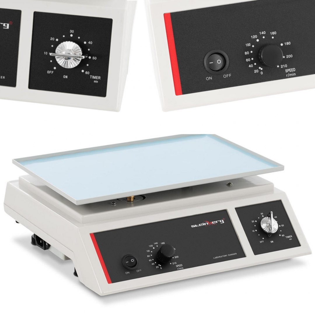 Wytrząsarka laboratoryjna orbitalna platformowa do probówek 0 - 210 obr./min Steinberg Systems Wytrząsarka laboratoryjna orbitalna platformowa do probówek 0 - 210 obr./min Steinberg Systems
