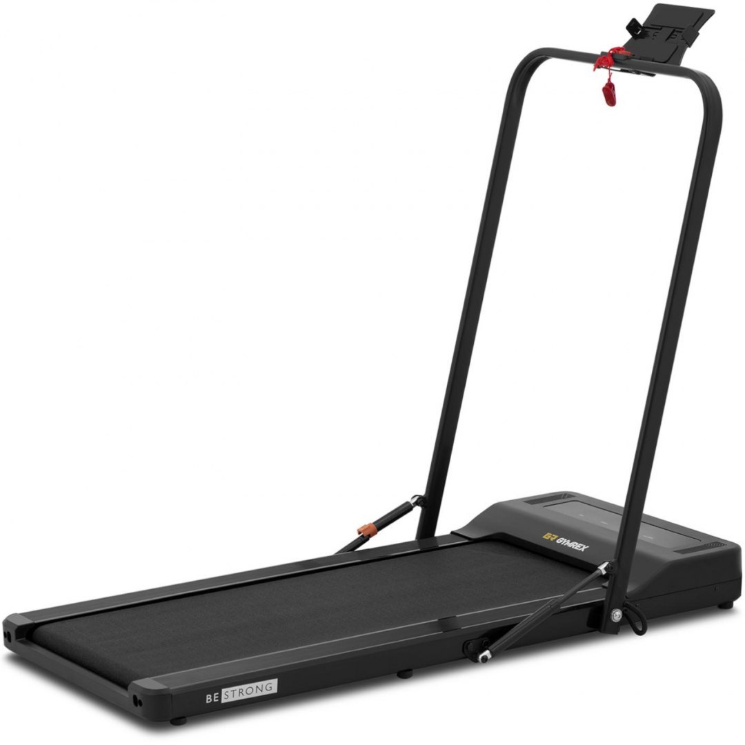 Bieżnia elektryczna składana LED 1-8 km/h do 120 kg GYMREX Bieżnia elektryczna składana LED 1-8 km/h do 120 kg GYMREX
