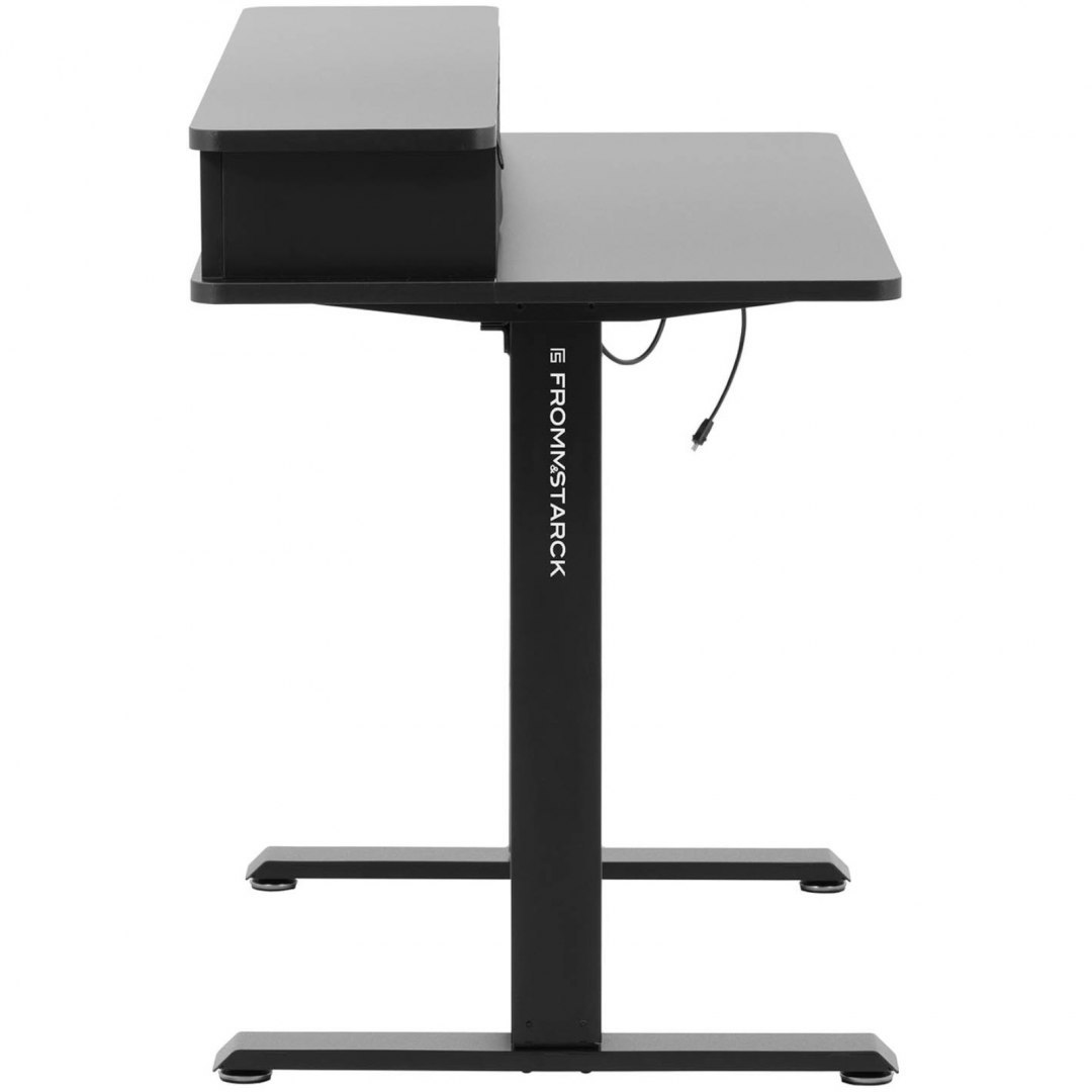 Biurko elektryczne z regulacją wysokości i nadstawką 120 x 60 cm 720 - 1200 mm FROMM&STARCK Biurko elektryczne z regulacją wysokości i nadstawką 120 x 60 cm 720 - 1200 mm FROMM&STARCK