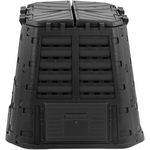 Kompostownik ogrodowy na odpadki organiczne 69 x 69 x 82 cm 480 l Hillvert Kompostownik ogrodowy na odpadki organiczne 69 x 69 x 82 cm 480 l Hillvert