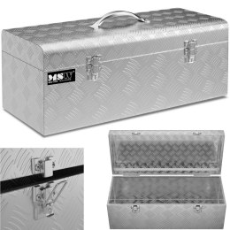 Skrzynka narzędziowa warsztatowa kufer aluminiowy 31 l 58 x 25.5 x 25.5 cm MSW