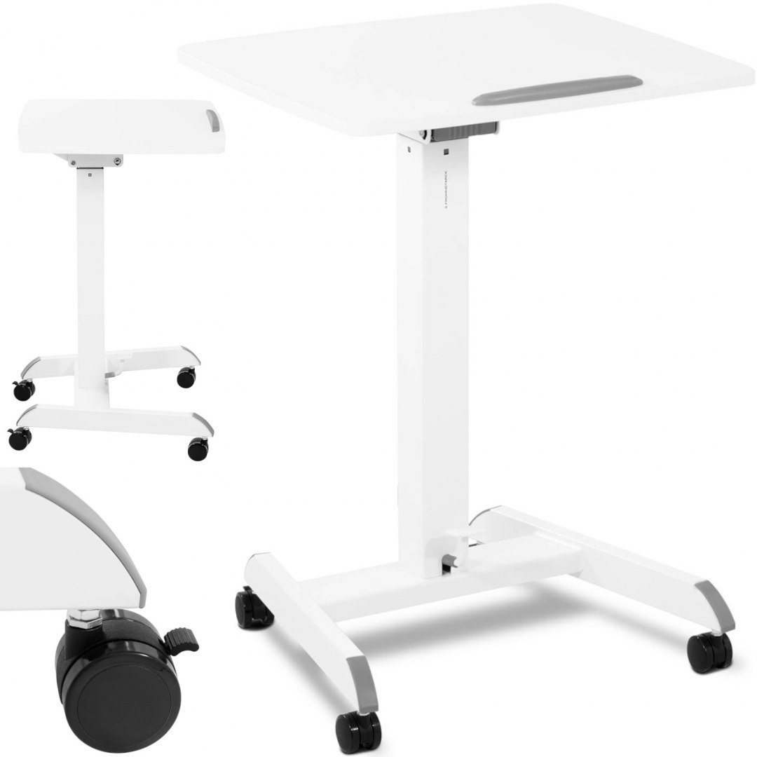 Stolik stojak pod laptopa odchylany regulowany na kółkach 60 x 52 cm 760 - 1130 mm FROMM&STARCK Stolik stojak pod laptopa odchylany regulowany na kółkach 60 x 52 cm 760 - 1130 mm FROMM&STARCK