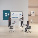 Stolik stojak pod laptopa odchylany regulowany z półką 80 x 56 cm 760 - 1130 mm FROMM&amp;STARCK