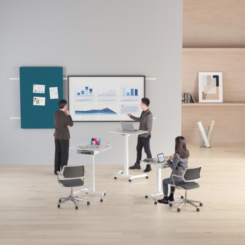 Stolik stojak pod laptopa odchylany regulowany z półką 80 x 56 cm 760 - 1130 mm FROMM&STARCK Stolik stojak pod laptopa odchylany regulowany z półką 80 x 56 cm 760 - 1130 mm FROMM&STARCK