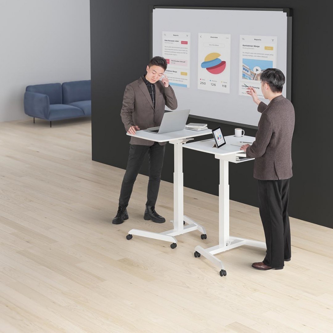 Stolik stojak pod laptopa odchylany regulowany z półką 80 x 56 cm 760 - 1130 mm FROMM&STARCK Stolik stojak pod laptopa odchylany regulowany z półką 80 x 56 cm 760 - 1130 mm FROMM&STARCK