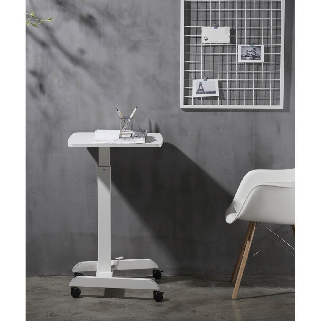 Stolik stojak pod laptopa regulowany na kółkach 60 x 52 cm 760 - 1130 mm FROMM&STARCK Stolik stojak pod laptopa regulowany na kółkach 60 x 52 cm 760 - 1130 mm FROMM&STARCK