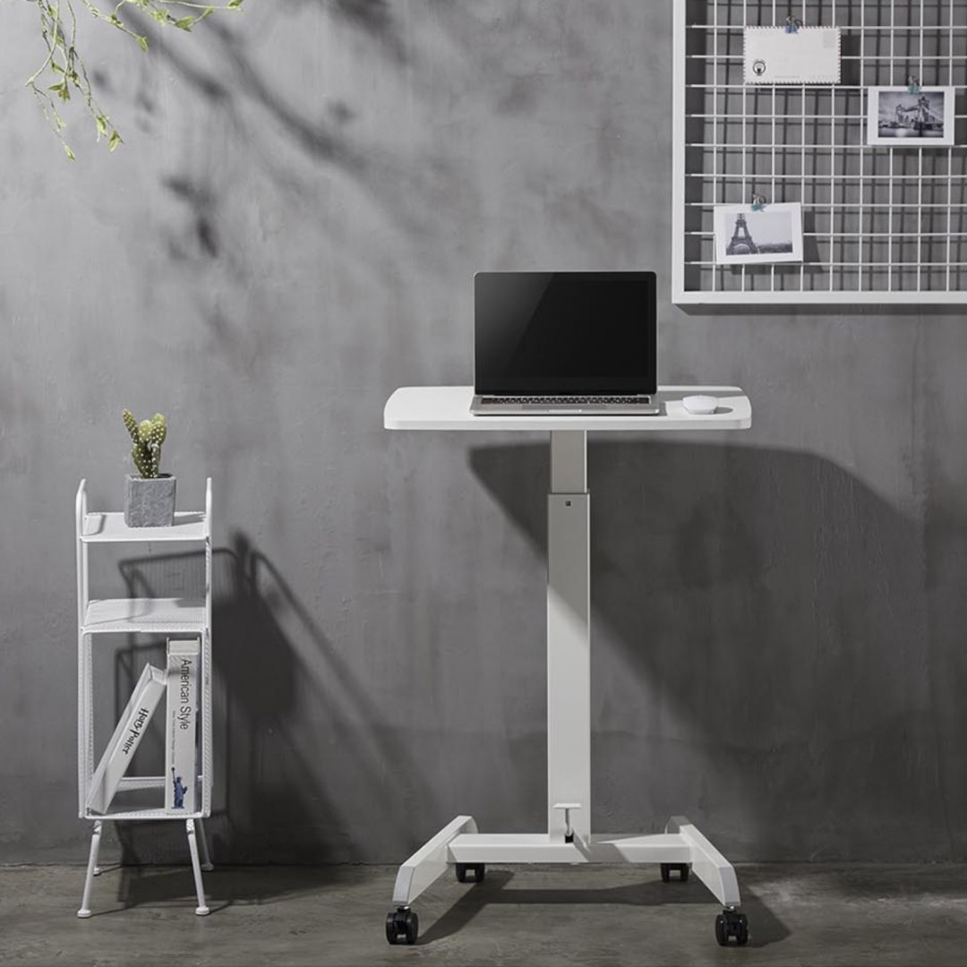 Stolik stojak pod laptopa regulowany na kółkach 60 x 52 cm 760 - 1130 mm FROMM&STARCK Stolik stojak pod laptopa regulowany na kółkach 60 x 52 cm 760 - 1130 mm FROMM&STARCK