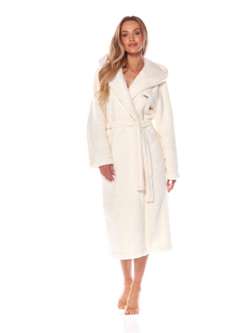 Szlafrok Brandi dł. 2205 Ecru Ecru XL Szlafrok Brandi dł. 2205 Ecru Ecru XL