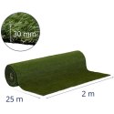 Sztuczna trawa na taras balkon miękka 30 mm 20/10 cm 200 x 2500 cm Hillvert