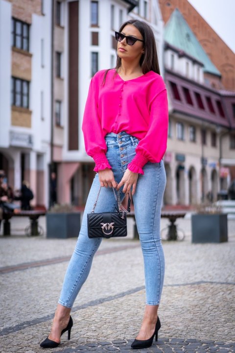 Bluzka Glou Fuchsia Fuschia ONE SIZE Bluzka Glou Fuchsia Fuschia ONE SIZE