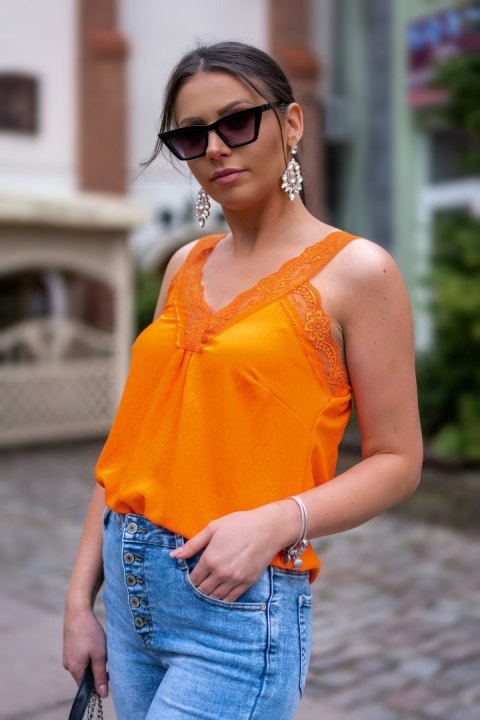 Bluzka Kefaloni Orange Orange ONE SIZE Bluzka Kefaloni Orange Orange ONE SIZE