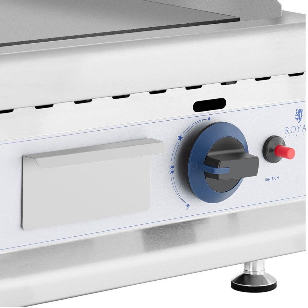 Grill gazowy gładki nastawny na gaz Propan-Butan 0,05 bar 35 x 40 cm 3000 W Royal Catering Grill gazowy gładki nastawny na gaz Propan-Butan 0,05 bar 35 x 40 cm 3000 W Royal Catering