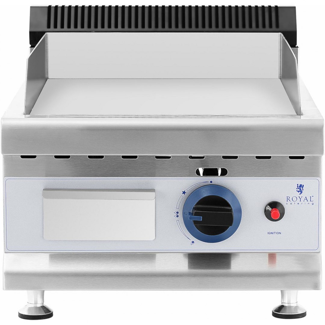 Grill gazowy gładki nastawny na gaz Propan-Butan 0,05 bar 35 x 40 cm 3000 W Royal Catering Grill gazowy gładki nastawny na gaz Propan-Butan 0,05 bar 35 x 40 cm 3000 W Royal Catering