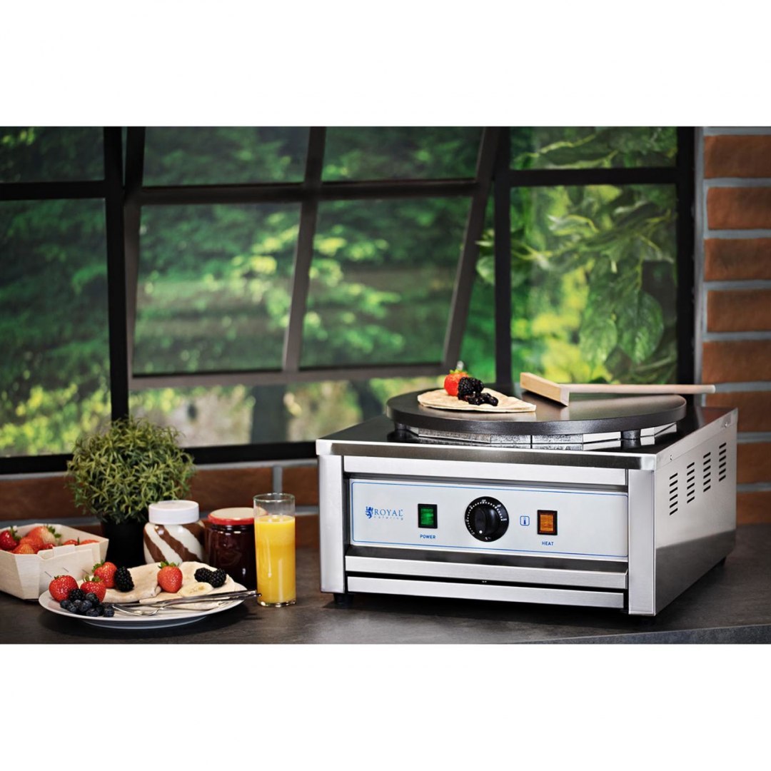 Naleśnikarka okrągła elektryczna śr. 40 cm 0-300 C 3000 W Royal Catering Naleśnikarka okrągła elektryczna śr. 40 cm 0-300 C 3000 W Royal Catering