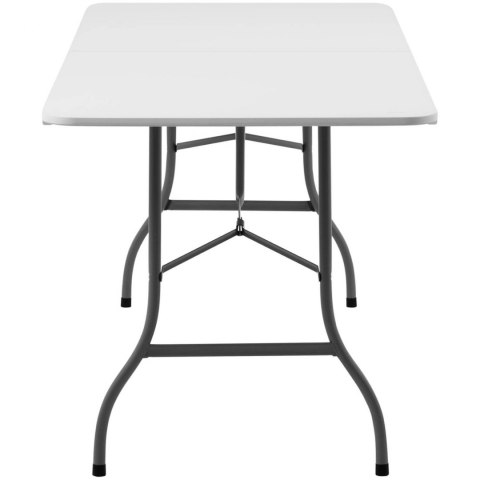 Stół cateringowy ogrodowy składany biały do 150 kg 180 x 75 x 74 cm Royal Catering Stół cateringowy ogrodowy składany biały do 150 kg 180 x 75 x 74 cm Royal Catering