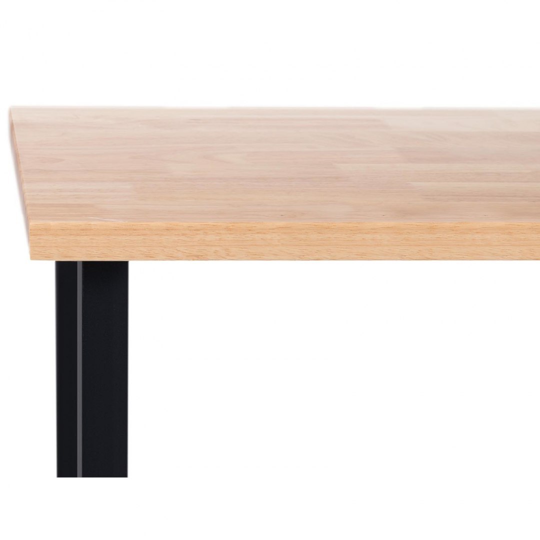 Stół warsztatowy regulowany z drewnianym blatem 680 kg 122 x 51 cm MSW