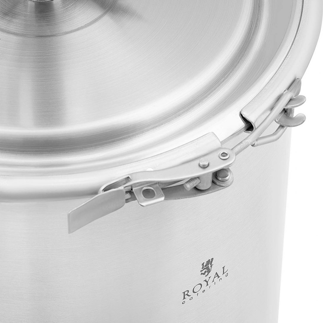Destylator destylarka ze stali nierdzewnej z alkoholomierzem 35 l Royal Catering Destylator destylarka ze stali nierdzewnej z alkoholomierzem 35 l Royal Catering