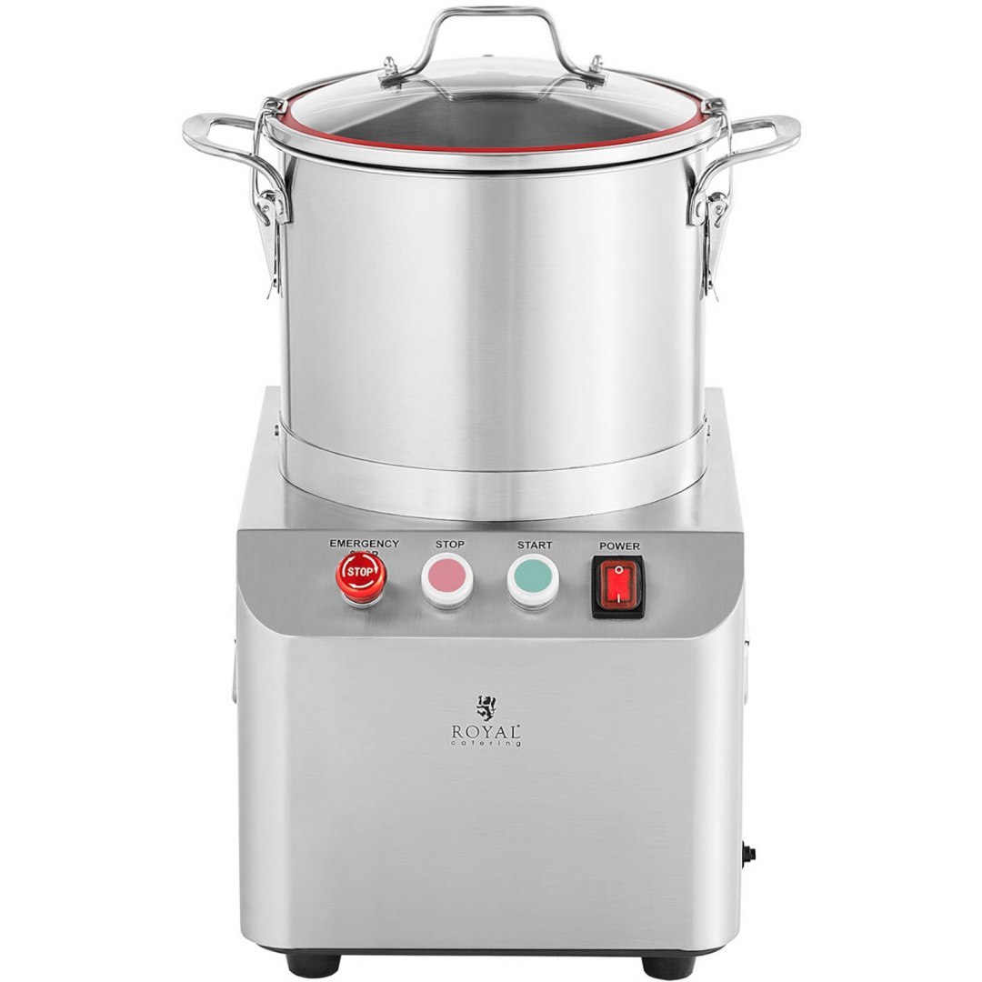 Kuter wilk gastronomiczny do siekania mielenia krojenia mięsa warzyw 1400 obr./min 8 l 550 W Royal Catering Kuter wilk gastronomiczny do siekania mielenia krojenia mięsa warzyw 1400 obr./min 8 l 550 W Royal Catering